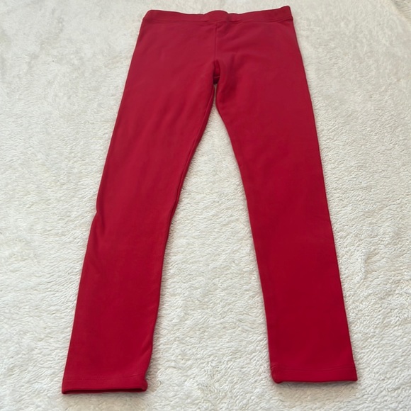 Girls Size 12Y Red Leggings - Picture 1 of 4